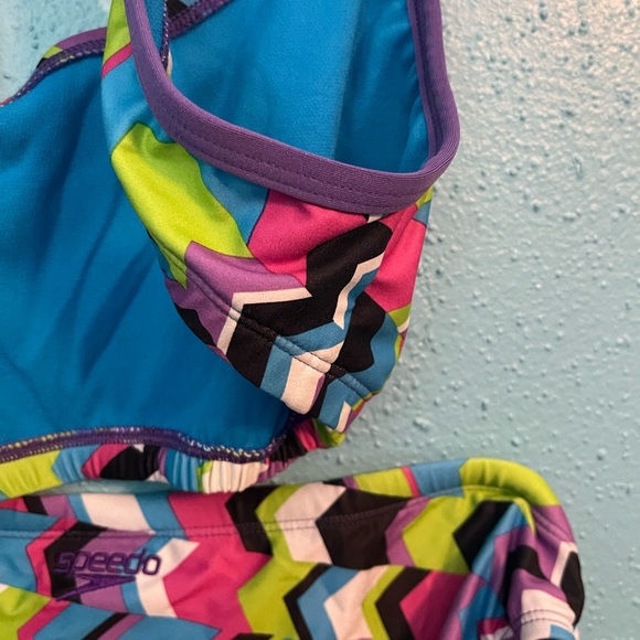 Speedo Geo Playtime 2 PC Electric Purple NEW with tags - Picture 3 of 4